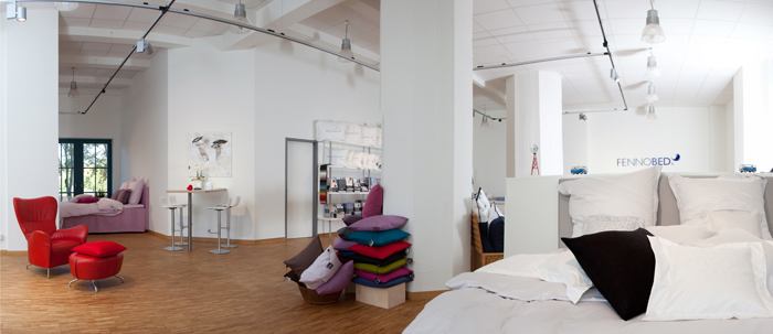 Boxspring Bett mit Set Schattenlicht
